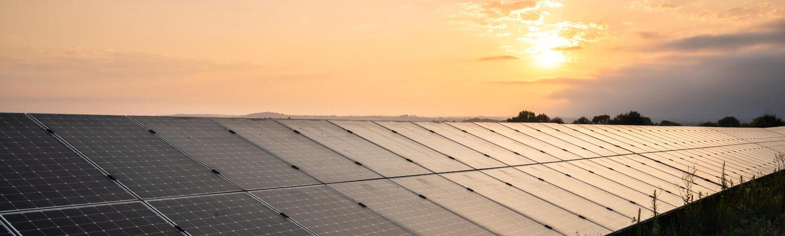 Solar panels in France