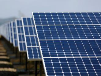 Photovoltaic power plant of Nanao, Japan