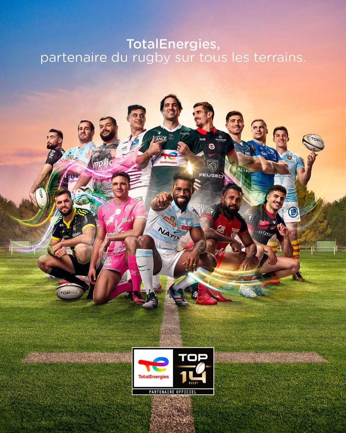 TotalEnergies, partenaire du rugby sur tous les terrains. TotalEnergies Top 14 partenaire officiel.