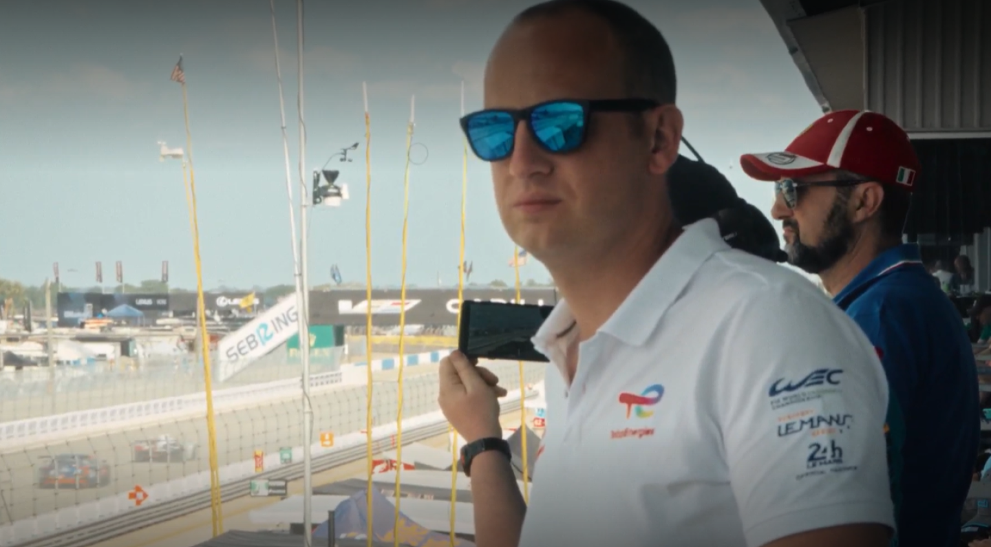 Our contributor Romain Aubry at the Sebring circuit